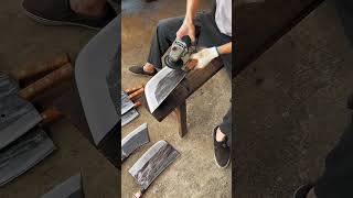 Forging knife trimming process [upl. by Grazia]