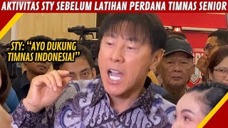 KESERUAN STY NGOMONG BAHASA INDONESIA SEBELUM LATIHAN PERDANA TIMNAS [upl. by Charmine251]