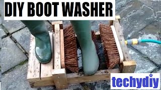 How to make a diy boot cleaner washer scrubber [upl. by Atahs]