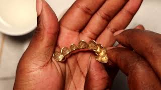 how to clean iceout diamond grillz 2025 [upl. by Botnick]