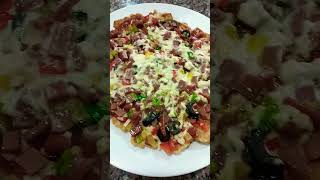 Slice bread pizza satisfyingmycravings trendingshorts cooking food eggrecipes [upl. by Muhcan]