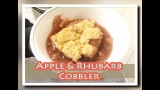 Apple amp Rhubarb Cobbler  GLUTEN FREE AUSSIE VEGAN [upl. by Row]