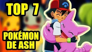 MIS 7 POKÉMON FAVORITOS DE ASH EN EL ANIME Todas las GeneracionesTop Pokémon  Scorph [upl. by Randall]