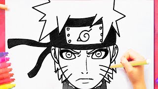 Comment Dessiner Naruto Mode Sage Facilement  Naruto Shippuden Dessins [upl. by Rollecnahc]