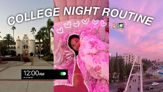 12AM COLLEGE NIGHT ROUTINE freshman year  SDSU [upl. by Enhpad558]