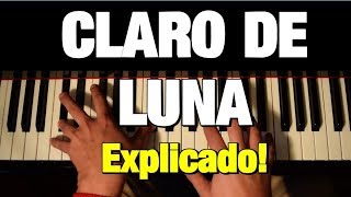 CLARO DE LUNA  PIANO TUTORIAL  BEETHOVEN SONATA [upl. by Cassell]