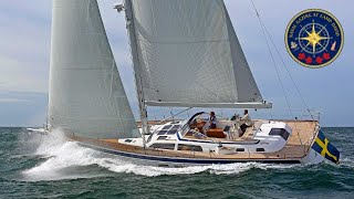 Hallberg Rassy 57 Full Tour Review Comparison and Specifications [upl. by Zolly]