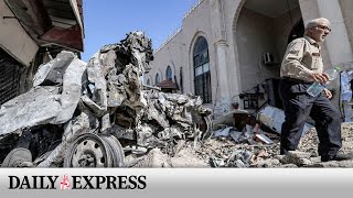 Palestinians return to wreckage after Israel ends West Bank camp raid [upl. by Malka633]