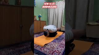 Mandukasana🧘‍♂️🧘‍♀️🧘‍♂️🧘‍♀️yoga mandukasana youtubeshorts [upl. by Esmaria]