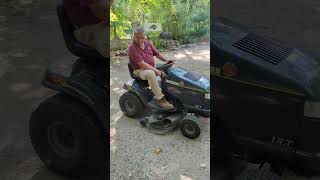 1998 Craftsman DLT Riding Lawn Mower 46quot Deck [upl. by Legin887]