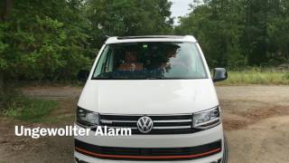 VW T6 California  verhalten auf dem Campingplatz [upl. by Llesram784]