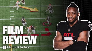 Why Bijan Robinson is the ultimate offensive weapon  Film Review  Atlanta Falcons [upl. by Naitsirhk]