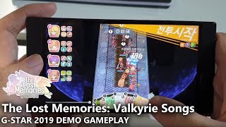 The Lost Memories Valkyrie Songs KR  GStar 2019 demo gameplay [upl. by Thursby777]