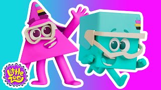 Cyan amp Magenta Best Friends  Learn colours  Cartoons for kids [upl. by Caughey154]