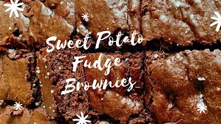 Flourless Sweet Potato Brownies Recipe I GF DF [upl. by Esinyt130]