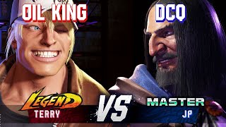 SF6 ▰ OIL KING Terry vs DCQ JP ▰ High Level Gameplay [upl. by Atwood]