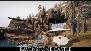 TES V  Skyrim Mods Ravenstone Castle  Solstheim Edition [upl. by Ymer652]