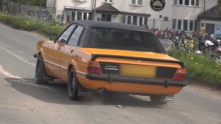 Fast Fords Leaving a Car Show Squires Ford Meet Season Opener April 2024 [upl. by Marvin]