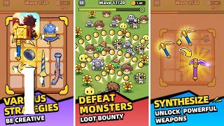 Weapon Master Backpack Battle Gameplay Walkthrough Part 1  Into the Jungle Android IOS [upl. by Oicneserc]