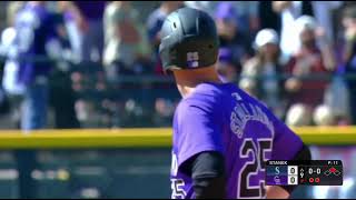 Jacob Stallings Has WalkOff Home Run Taken Away Due to Fan Interference [upl. by Ahsatel984]