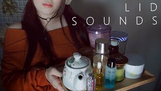 ASMR Lid Sounds amp Tapping Collection [upl. by Terej450]