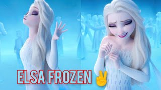 Elsa 💙 Disney Princesses Tıktok Videyos 💙 FROZEN 2 ❄❄ 1 [upl. by Oralla327]