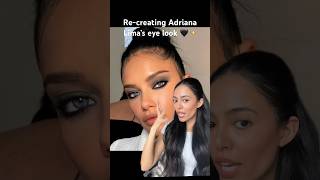 Model makeup tutorial 💄 Adriana Lima’s eye look makeuptutorial [upl. by Olracnaig5]