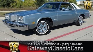 1977 Oldsmobile Cutlass Supreme 839 Gateway Classic Cars of Dallas [upl. by Dnomyar]