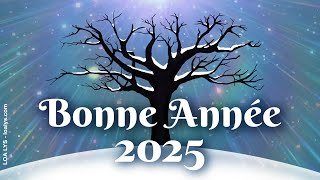 Bonne année 2025  Jolie carte virtuelle  arbre [upl. by Otanutrof]