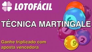 LOTOFÁCIL TÉCNICA MARTINGALE GANHE SEMPRE COM A SEQUÊNCIA MAIS PONTUADA [upl. by Jae793]