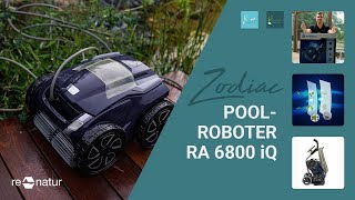 Poolroboter Zodiac RA 6800 iQ  jetzt mit doppeltem Filterkorb [upl. by Ahsemac]