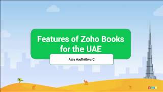 Features of Zoho Books for the UAE [upl. by Arlene]