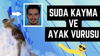 SUDA KAYMA VE AYAK VURUŞU  WATER SLIP AND FOOT SHEET  YÜZME HOCAM samettug [upl. by Reviel]