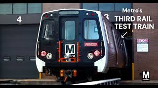 Metros Third Rail Test Train [upl. by Nakashima]