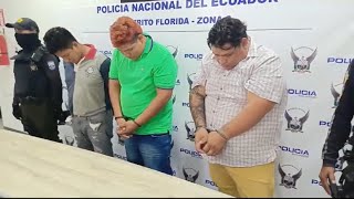 TRES TERRORISTAS MÁS CAYERON EN GUAYAQUIL POR VACUNAR A NEGOCIOS EN EL NORTE DE LA CIUDAD [upl. by Timothy]