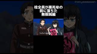 【鬼滅の刃】柱全員が黒死牟の前に落ちた無限城編 アニメ コント アフレコ 鬼滅の刃 [upl. by Elfont]