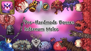 19 Calamity Infernum Mode  All PreHardmode Bosses  Melee [upl. by Melisande]