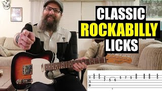 Rockabilly Guitar Masterclass  Licks in the key of E [upl. by Corel]