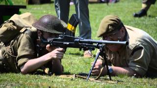 Bren Gun Demonstration  Fort Rodd Hill May 17 2015 [upl. by Galvan98]