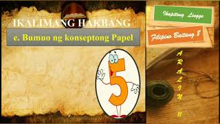 Filipino G8 Araling 11 Hakbang sa Paggawa ng Pananaliksik [upl. by Broek]