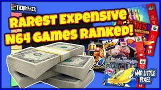 Ranking The RAREST amp MOST EXPENSIVE Nintendo 64 Games N64 Tier List [upl. by Faro]