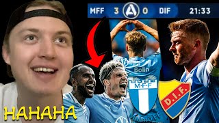 Detta är UNDERBART HAHA  Malmö vs Djurgården [upl. by Merow]