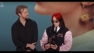 BILLIE EILISH Wins Song Of The Year For quotWHAT WAS I MADE FORquot  2024 GRAMMYs Acceptance Speech [upl. by Deny]