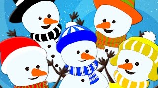 five little snowman  christmas carol  christmas songs [upl. by Aramo874]