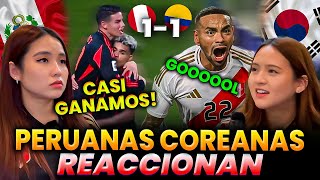 PERU 1 VS COLOMBIA 1 REACCIONES  ELIMINATORIAS 2026 [upl. by Ulrica]