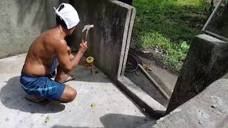 Building a Piggery in the Philippines BicolCam Sur Vlog [upl. by Yla]