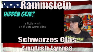 Rammstein  Schwarzes Glas English Lyrics  REACTION  a hidden gem [upl. by Sonitnatsnoc]