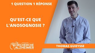 Questce que lAnosognosie   1 question 1 réponse [upl. by Colwen512]