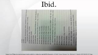 Ibid [upl. by Coplin]