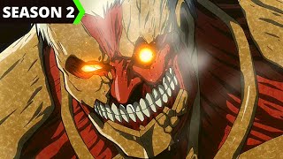 ATTACK ON TITAN Season 2 Explained in Hindi [upl. by Aiseneg502]